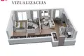 Квартира 3 комнаты 65 м² Raudondvaris, Литва