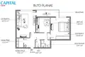 Квартира 2 комнаты 50 м² Вильнюс, Литва
