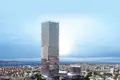 Wohnkomplex High-rise residence with a swimming pool and a sports center near the coast, Istanbul, Turkey