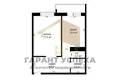 1 room apartment 42 m² Brest, Belarus