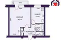 Wohnung 1 zimmer 35 m² Hresk, Belarus