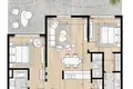 Mieszkanie 2 pokoi 121 m² Ras al-Chajma, Emiraty Arabskie