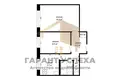 Квартира 2 комнаты 38 м² Мухавецкий сельский Совет, Беларусь