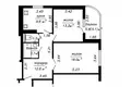 Wohnung 2 zimmer 62 m² Minsk, Belarus