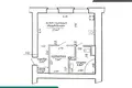 2 room apartment 41 m² Minsk, Belarus