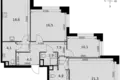 Apartamento 3 habitaciones 91 m² Moscú, Rusia