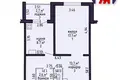 Mieszkanie 1 pokój 46 m² Siennica, Białoruś