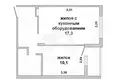 Квартира 2 комнаты 41 м² Мухавецкий сельский Совет, Беларусь