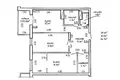 Appartement 3 chambres 65 m² Kopishche, Bélarus