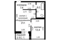Wohnung 2 zimmer 50 m² Minsk, Belarus