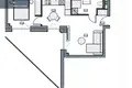 2 room apartment 38 m² Kaunas, Lithuania