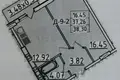 1 room apartment 38 m² Odesa, Ukraine