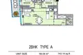 Apartamento 2 habitaciones 56 m² Dubái, Emiratos Árabes Unidos