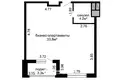 1 room apartment 41 m² Minsk, Belarus