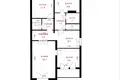 Mieszkanie 4 pokoi 76 m² Druzhny, Białoruś