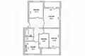 4 room apartment 77 m² Zhabinka, Belarus