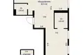3 room apartment 91 m² Minsk, Belarus