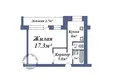 Квартира 1 комната 38 м² Барановичи, Беларусь
