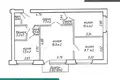 Квартира 3 комнаты 54 м² Минск, Беларусь