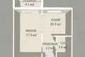 Apartamento 1 habitación 38 m² Kopishche, Belarús