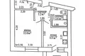 1 room apartment 30 m² Piatryski, Belarus