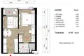 Wohnung 1 Schlafzimmer 42 m² Choeng Thale, Thailand