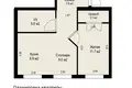 2 room apartment 44 m² Minsk, Belarus