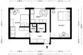 Apartamento 2 habitaciones 54 m² Praga, Chequia