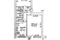 Mieszkanie 2 pokoi 43 m² Bobrujsk, Białoruś