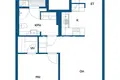Квартира 2 комнаты 59 м² Район Коувола, Финляндия