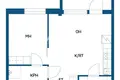 Apartamento 2 habitaciones 42 m² Nurmijarvi, Finlandia
