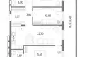 Квартира 3 комнаты 89 м² Калининград, Россия