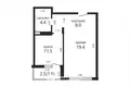 Mieszkanie 1 pokój 46 m² Mińsk, Białoruś