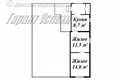 2 room apartment 43 m² Muchaviecki sielski Saviet, Belarus