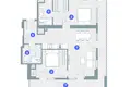 Квартира 3 комнаты 56 м² Батуми, Грузия