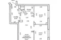 Appartement 3 chambres 69 m² Minsk, Bélarus