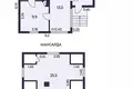 Casa 62 m² Nieharelski sielski Saviet, Belarús