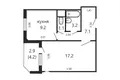 Appartement 1 chambre 41 m² Minsk, Bélarus
