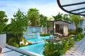 Complejo residencial New luxury Aqua Flora Residence with gardens, swimming pools and a kids' adventure park, Al Barsha South, Dubai, UAE