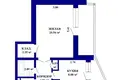 Квартира 1 комната 48 м² Минск, Беларусь