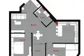 Mieszkanie 3 pokoi 71 m² Tbilisi, Gruzja