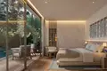 Residential complex Luxury villas in Thai traditional architectural style, with swimming pools, surrounded by greenery, Phuket, Thailand