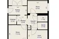 Appartement 4 chambres 76 m² Fanipal, Bélarus