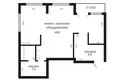 Appartement 3 chambres 64 m² Minsk, Bélarus