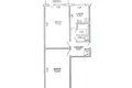 Mieszkanie 2 pokoi 50 m² Mińsk, Białoruś