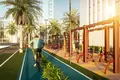 Жилой комплекс Новая резиденция Cloud Towers с бассейнами и панорамным видом, в районе JVT, в центре Дубая, ОАЭ