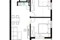 Mieszkanie 2 pokoi 55 m² Boreti, Czarnogóra
