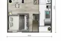 Copropriété 1 chambre 20 m² Sakhu, Thaïlande