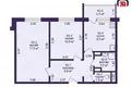 2 room apartment 50 m² Salihorsk, Belarus