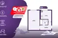 Apartamento 1 habitación 31 m² Minsk, Belarús